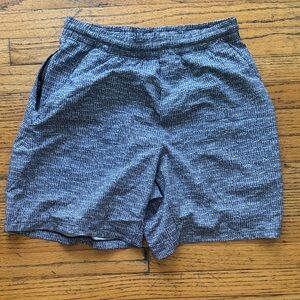 lululemon athletica Black and Gray Athletic Shorts